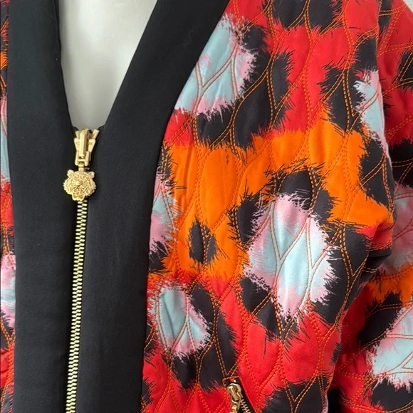Kenzo Floral Embroidery Quilt Jacket - Picture 8 of 9